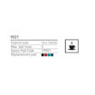 Picture of CUSTOMISED RUBBER STAMP 9021 14X14MM